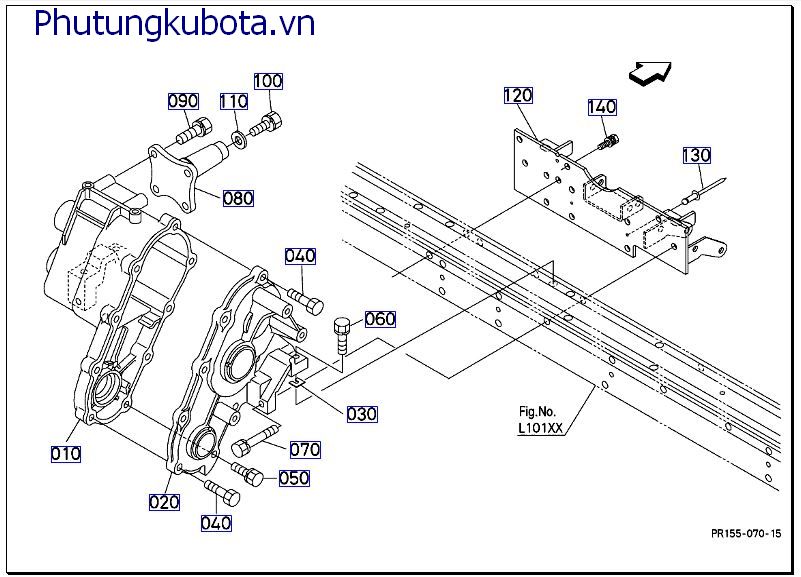 Hộp truyền động sàng cấy